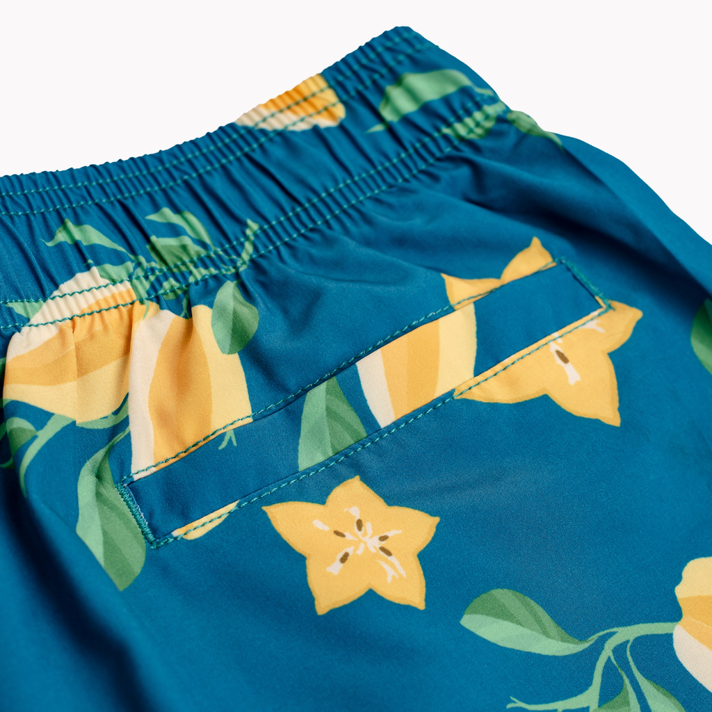 Balimbing Swim Short - Teal Blue Multicolor