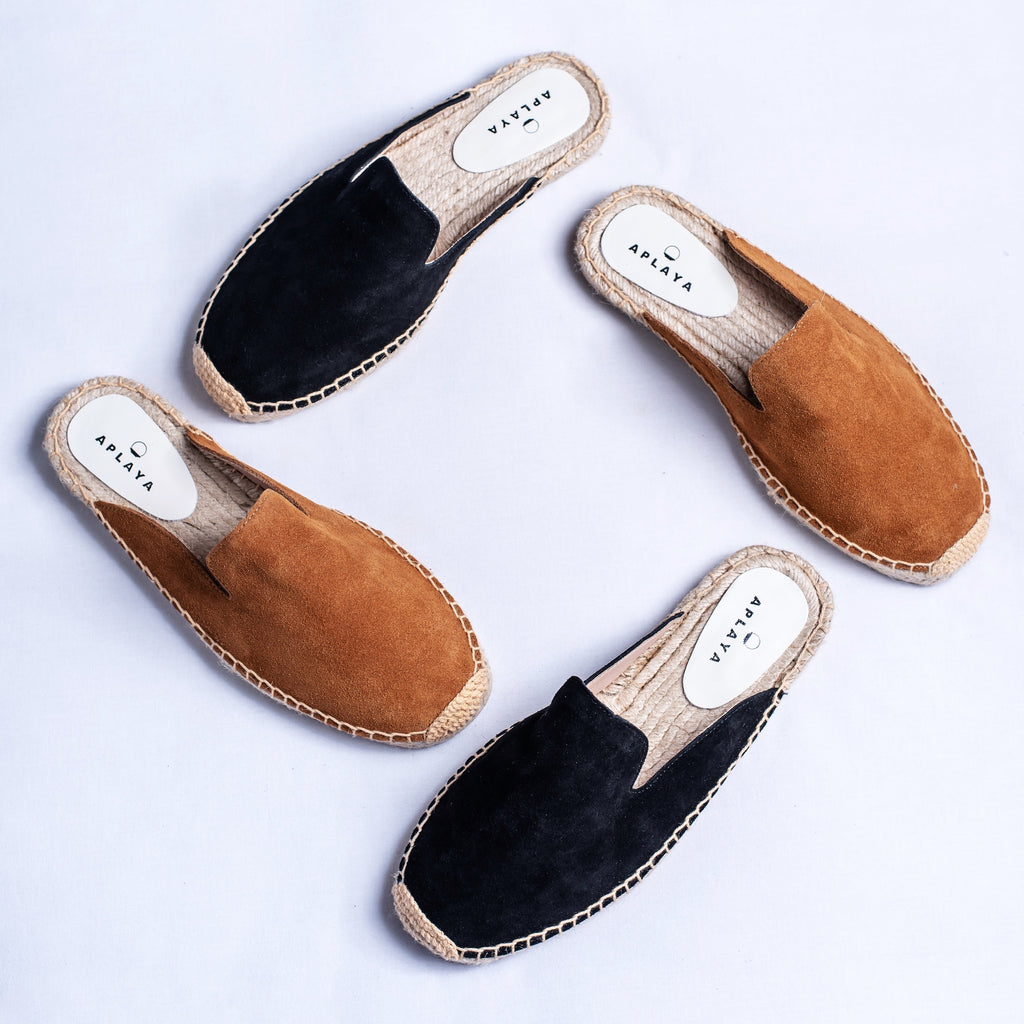 Todoo Espadrilles Mule - Suede Leather