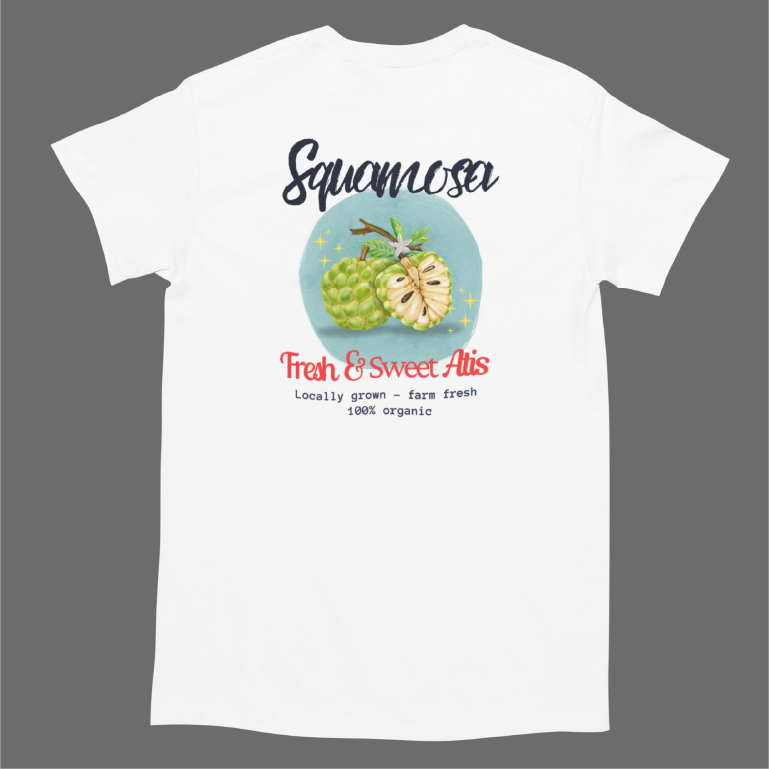 Atis Fruit Tee - Regular Fit in White