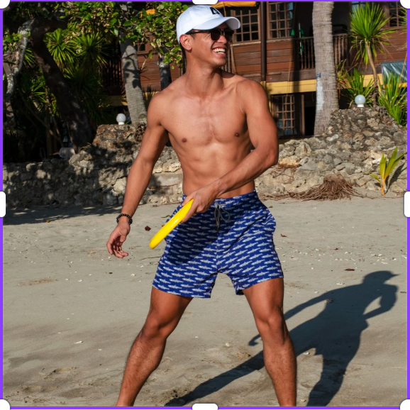 Dilis Swim Shorts - Indigo