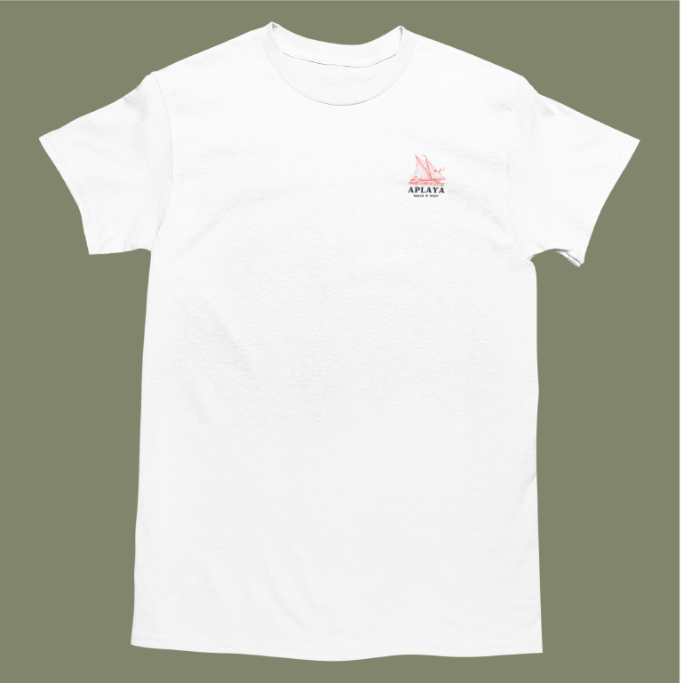 Ocean Adventure Leisure Club Tee - Regular Fit in White