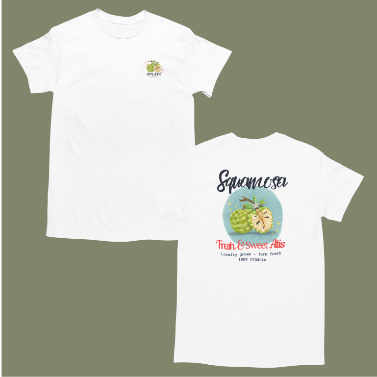 Atis Fruit Tee - Regular Fit in White