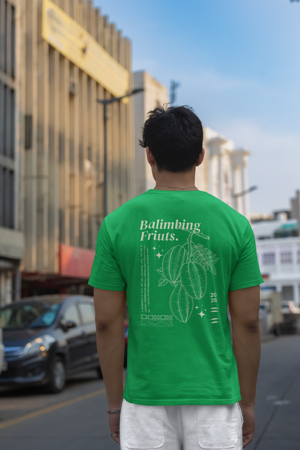 Balimbing Fruits Tee - Regular Fit in Fresh Green