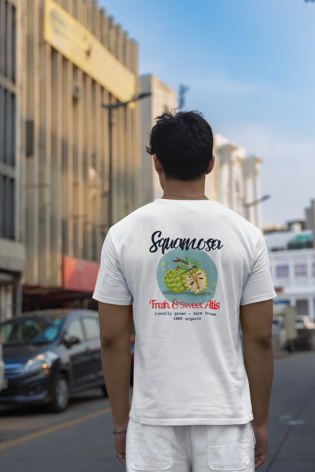 Atis Fruit Tee - Regular Fit in White