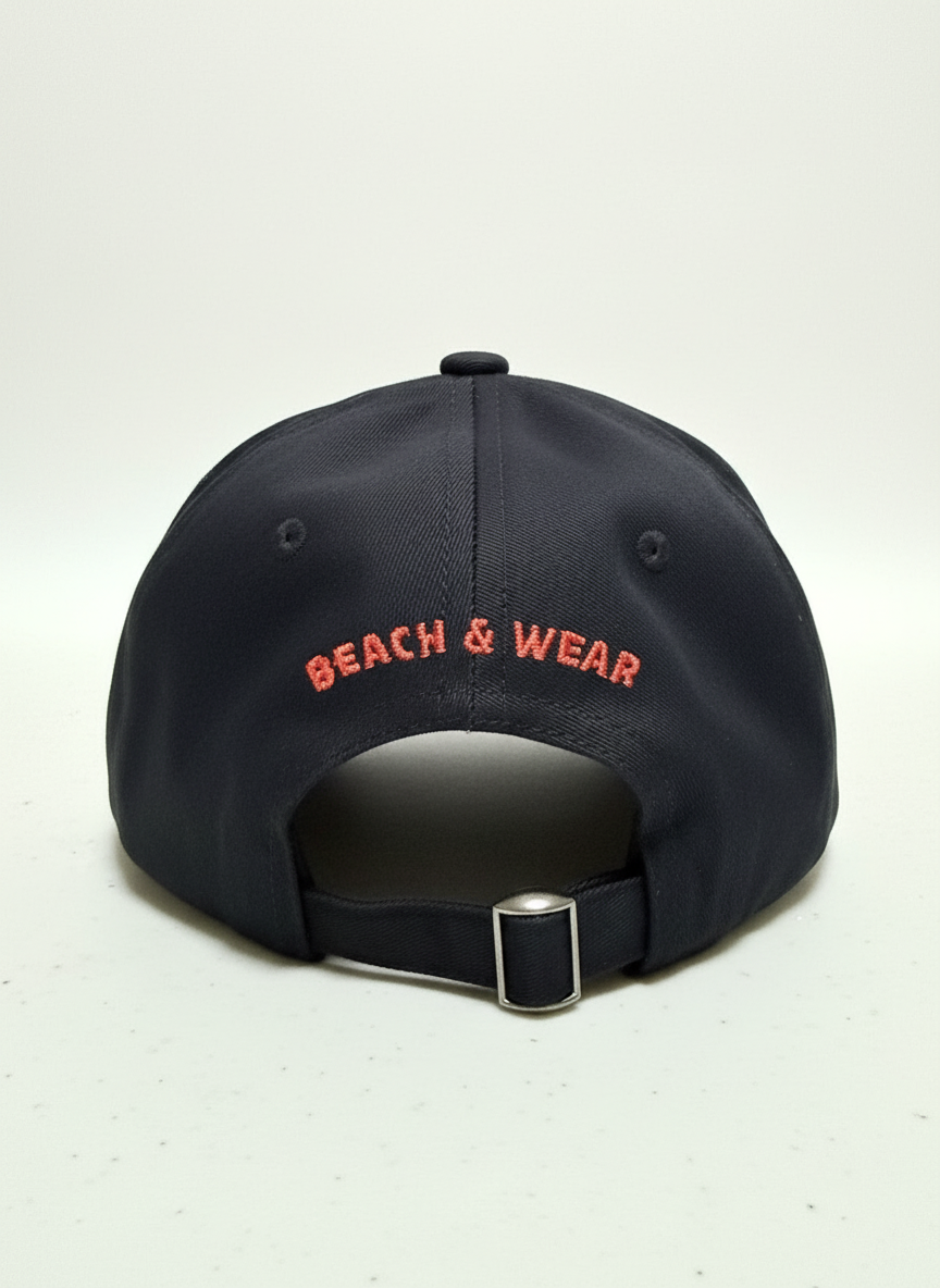 Navy Cap Back View