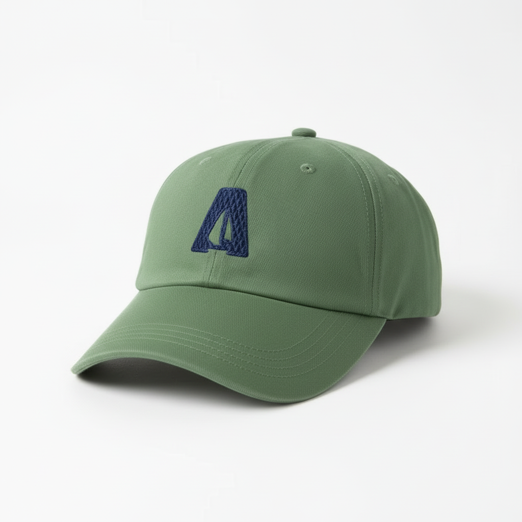 Olive cap angled view