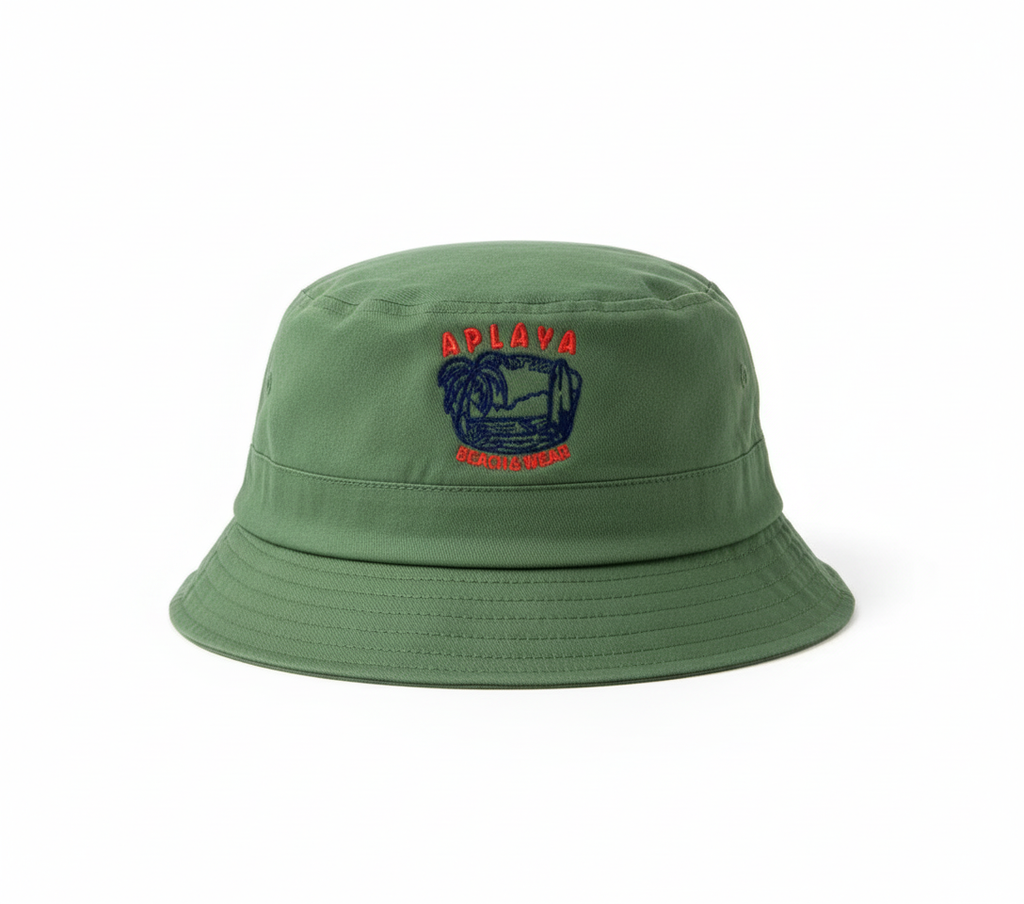 Olive hat front view