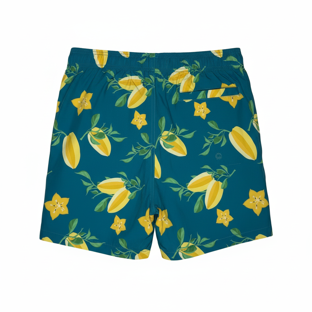 Starfruit shorts back view