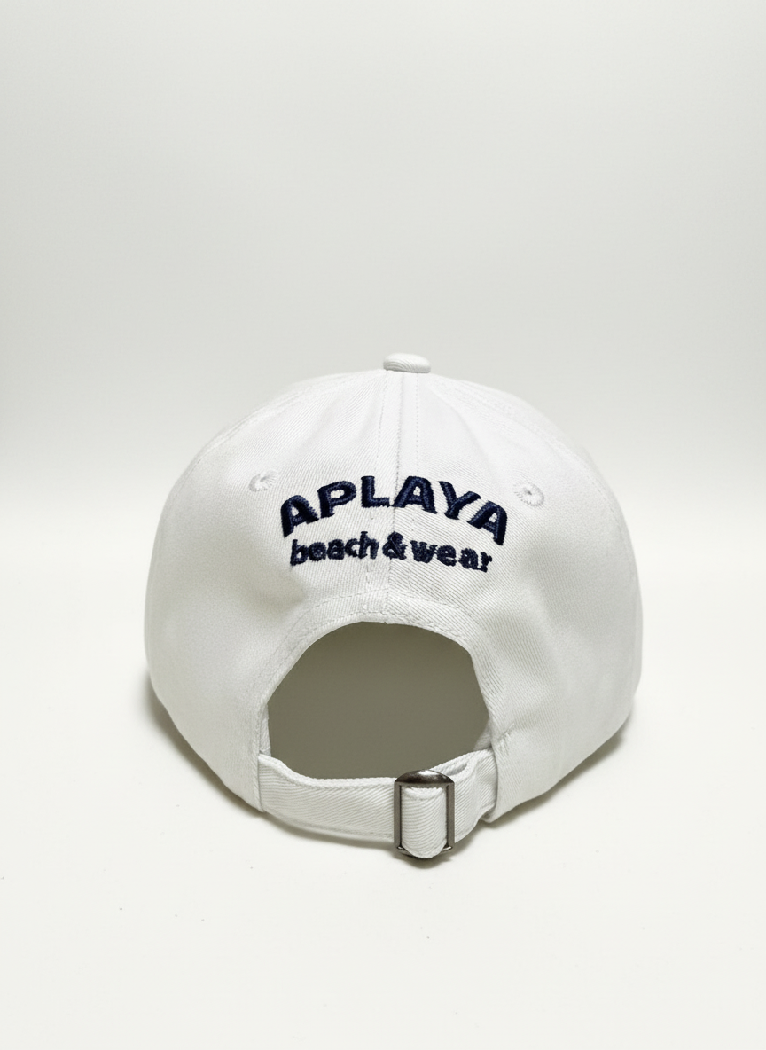 White Cap Back View