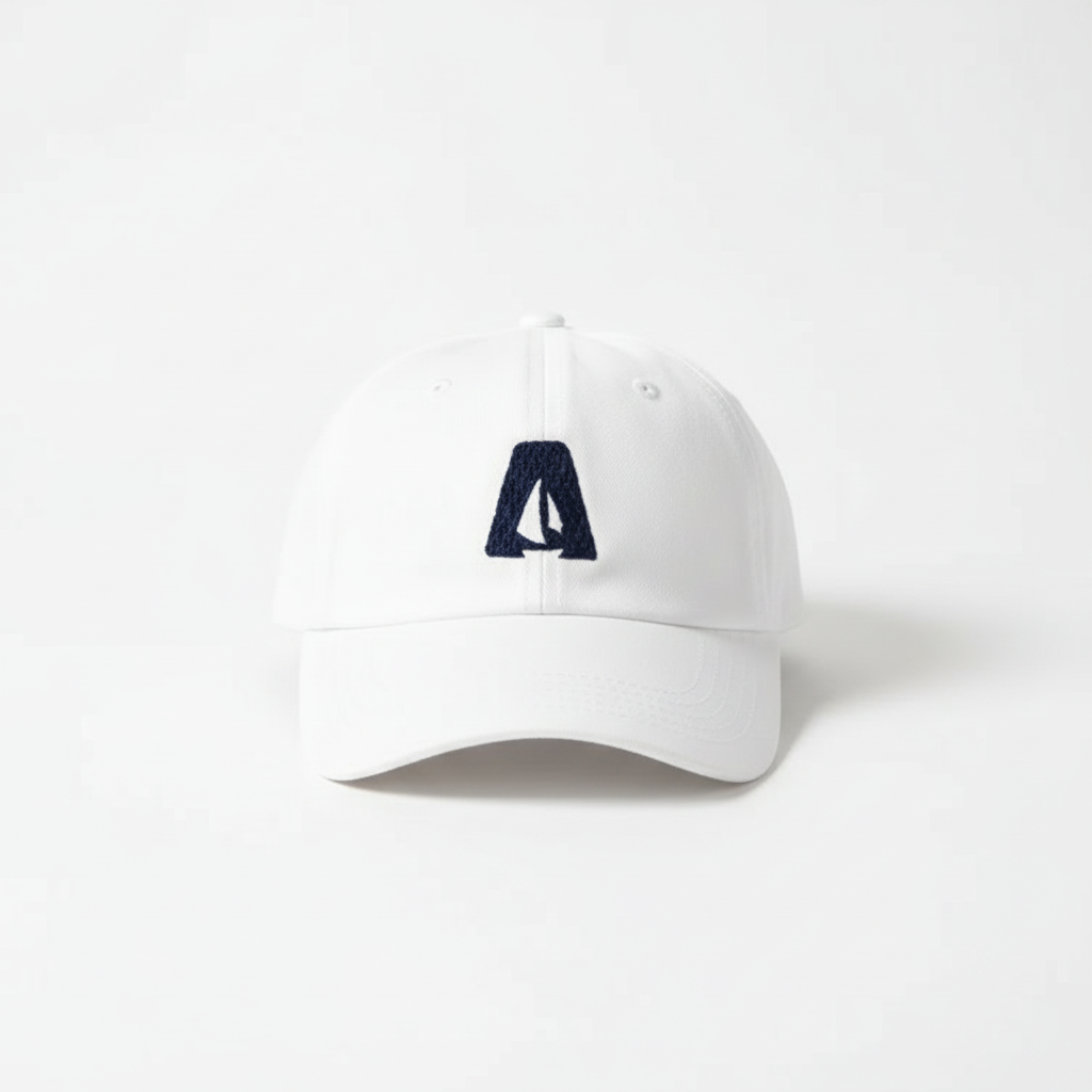 White cap front